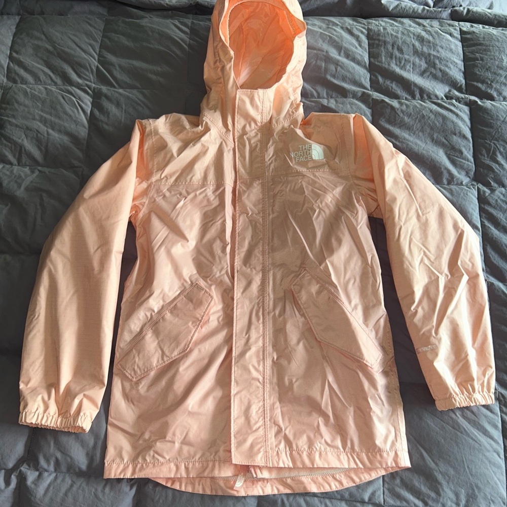 The North Face Peach Hooded Kids' Raincoat